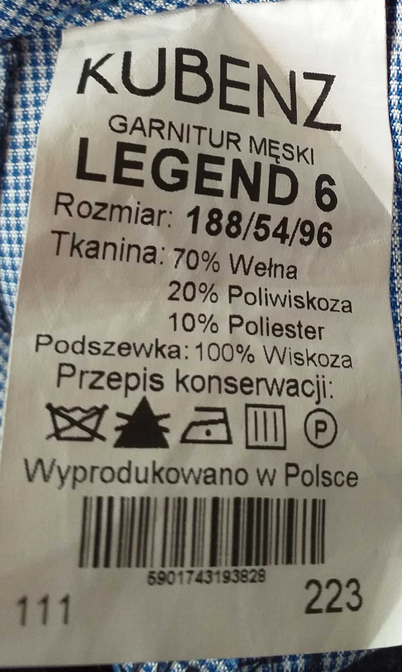 Garnitur męski polski producent