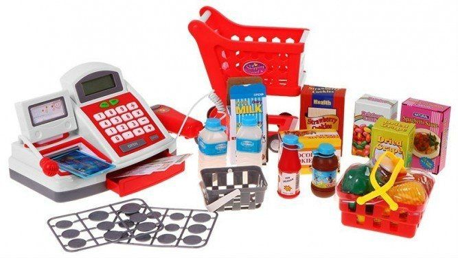 20W1 sklep SUPER MARKET Kasa Fiskalna Sklepowa Wózek