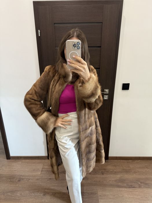 Futro naturalne z norek Nowe M-L Sobole