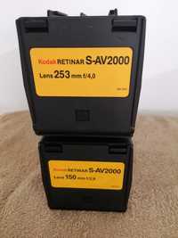 Lentes  Kodak  S-AV2000 , 150 mm f /4.0 e 253mm f /2.8