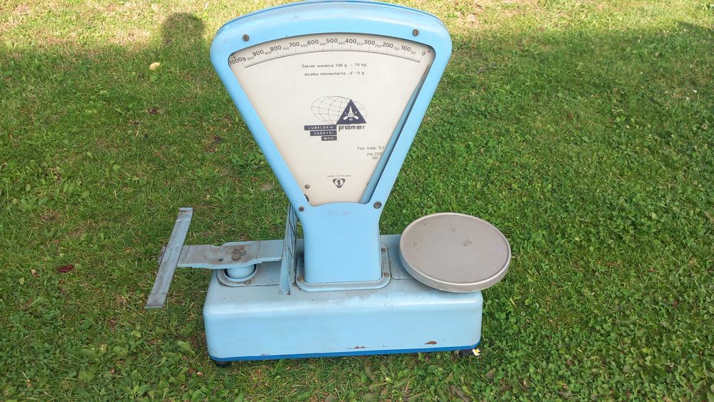 Stara szalkowa waga GS Społem waga stan idealny