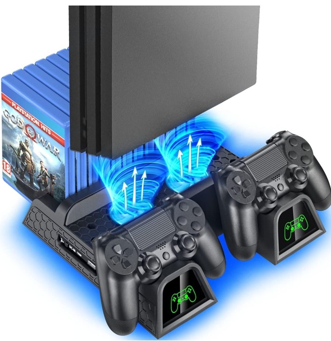 Stacja chłodząca do PlayStation 4 Slim Pro PS4 ładowark do pada
