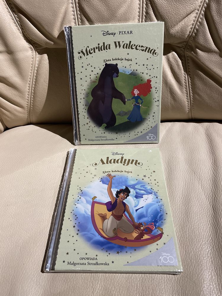 Złota kolekcja bajek Disney bajki bajeczki dla dzieci nowe 2 sztuki