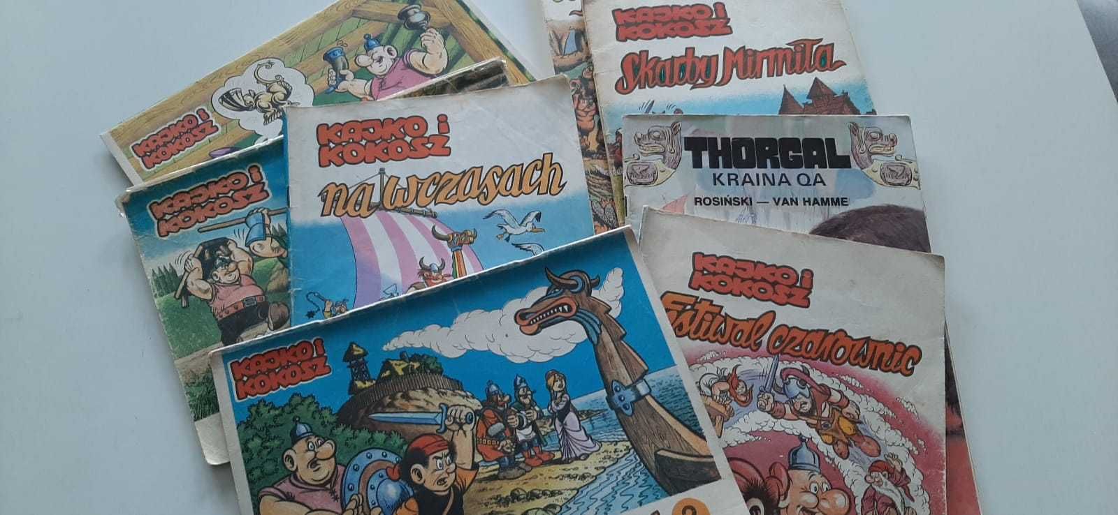 Stare Komiksy z PRL - Kajko i Kokosz (7sztuk) oraz Thorgal (1 sztuka)