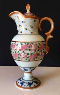 jarra oriental antiga com tampa
