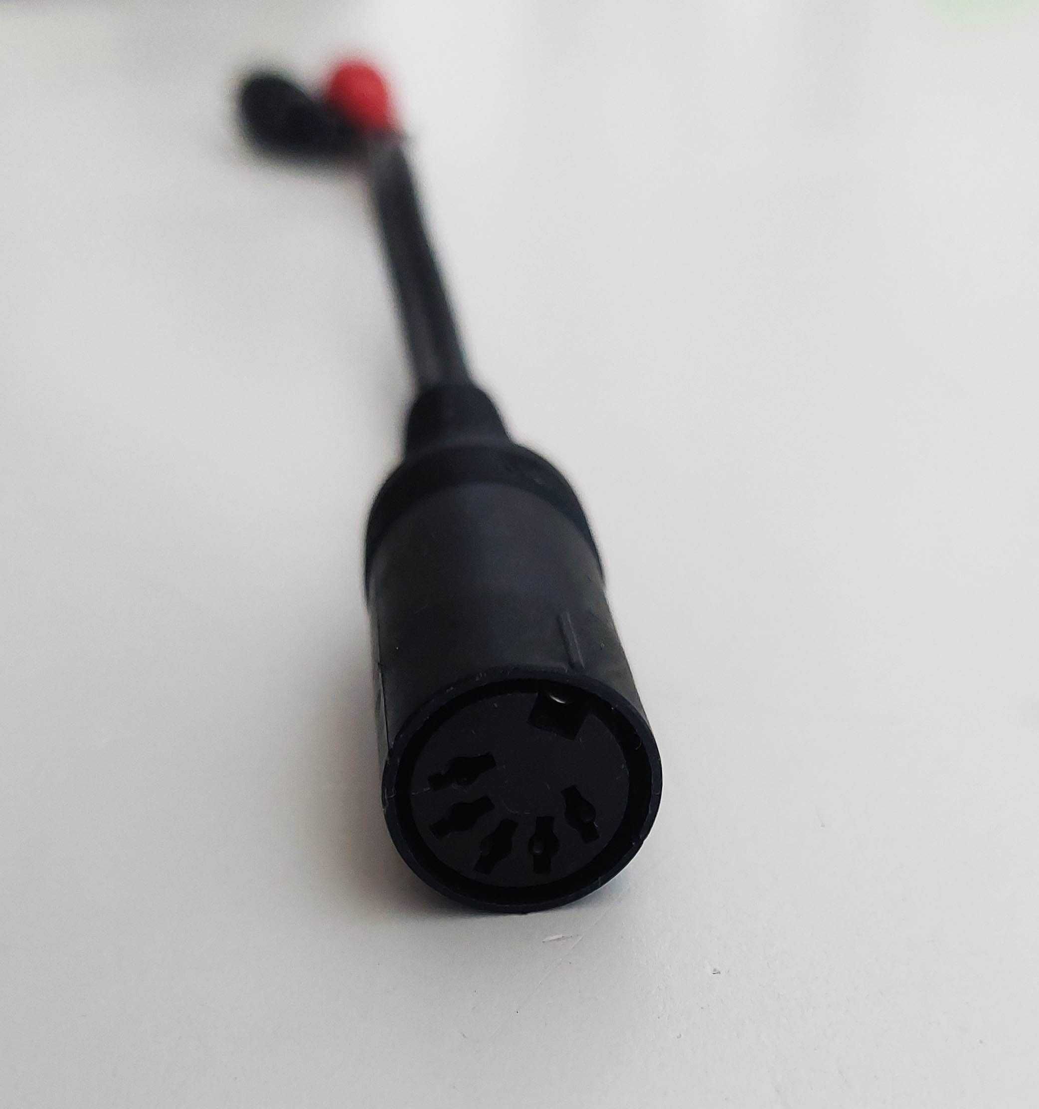 Cabo adaptador de áudio DIN 5 pinos fêmea / 2 RCA macho