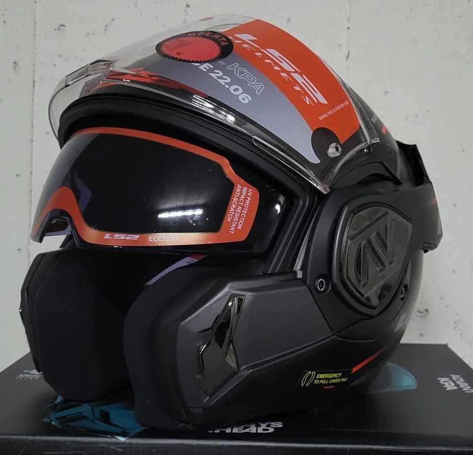 Capacete LS2 FF906 Advant Kuka Black / Red Matt ( M )( NOVO )