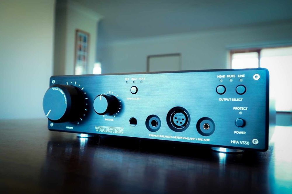 Violectric V550 Pro - High-End Wzmacniacz Słuchawkowy + Preamp