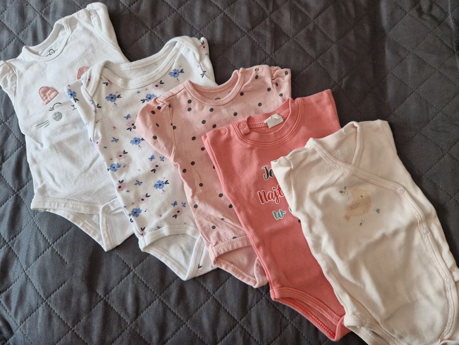 Paka ubranek dla dziewczynki 62cm jesień/zima