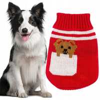 Sweterek ciepłe ubranko dla psa na zimę 42cm (16)