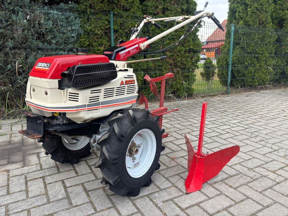 Traktorek Dzik Glebogryzarka Iseki a300 Piękna Honda kubota pług