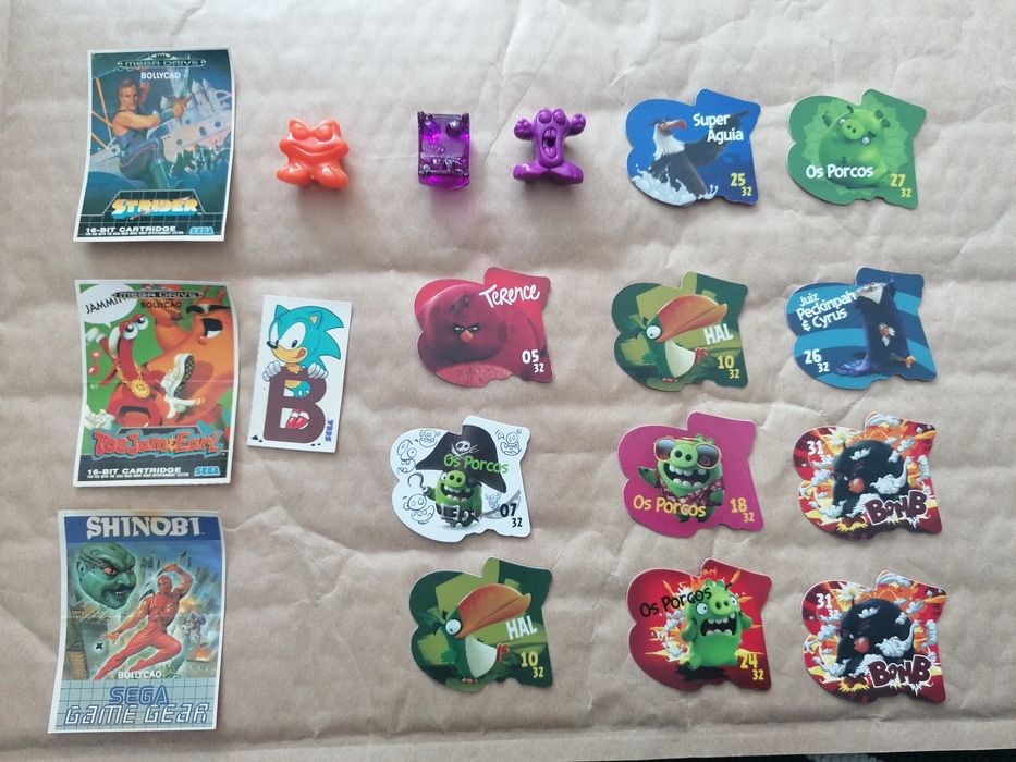 Autocolantes Sega/Bollycao - Matutolas - Tazos Angry Birds-