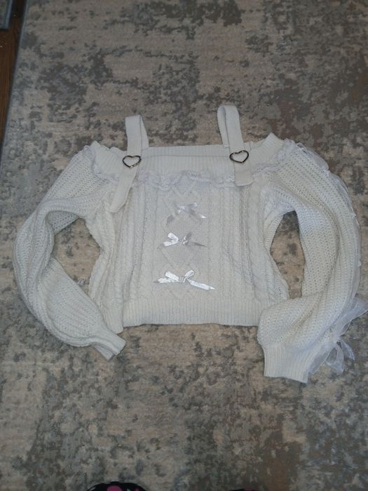 вінтажна в'язана кофта-кардиган