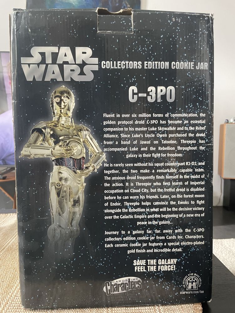 Star Wars Popiersie C3PO z serii Collectors Edition Cookie Jar