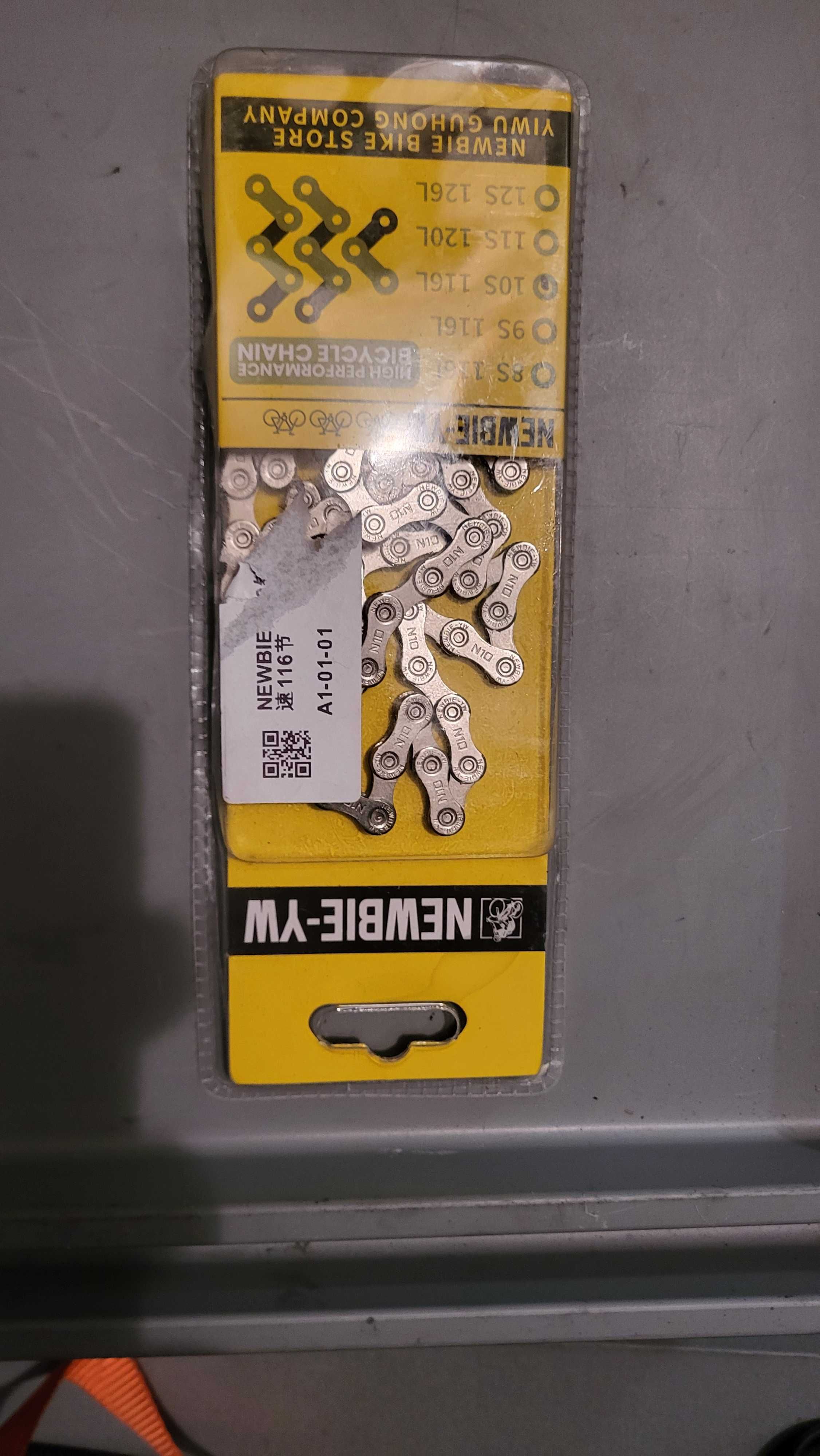 Łańcuch rowerowy NEWBIE-YW10S 116L NOWY 10 rzędowy