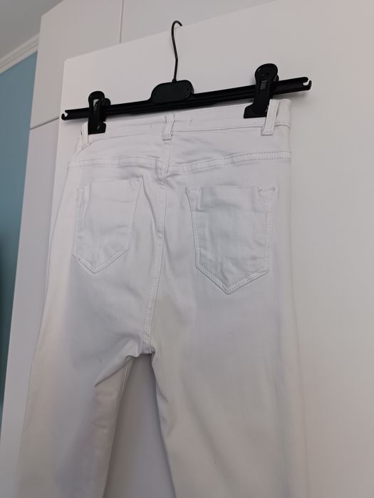 Джинси білі скіні