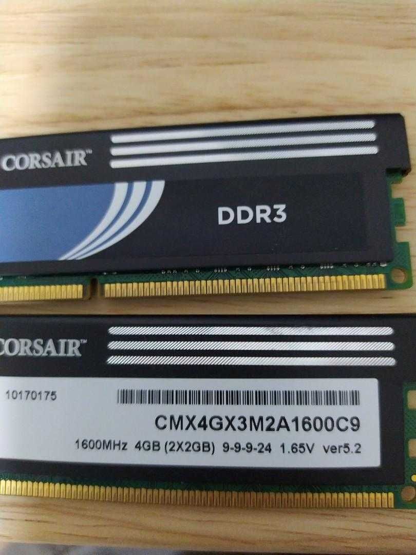 Memória RAM - Corsair 1333Mhz 4Gb (TW3X2G1333C9A) 2 Unidades 2Gb