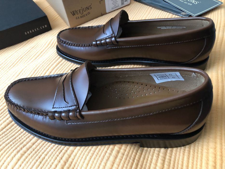 Mocassim/Loafer Gh Bass Weejuns Larson Penny 42 castanhos