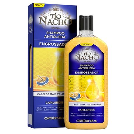 Champo cabelo Tio Nacho engrossador antiqueda 415ml - Envio incluído