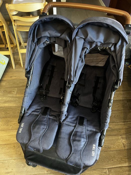 Wozek blizniaczy firmy Baby Monsters 2w1 Spacerowka+gondole
