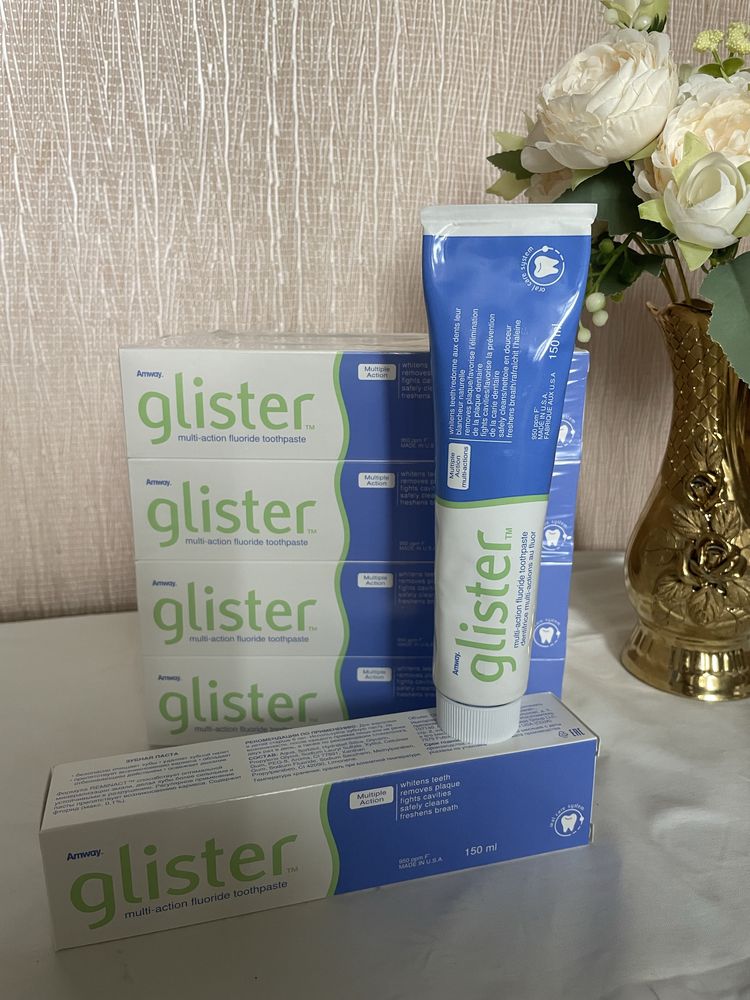 Зубна паста  Glister, глістер глистер старий взірець Amwау
