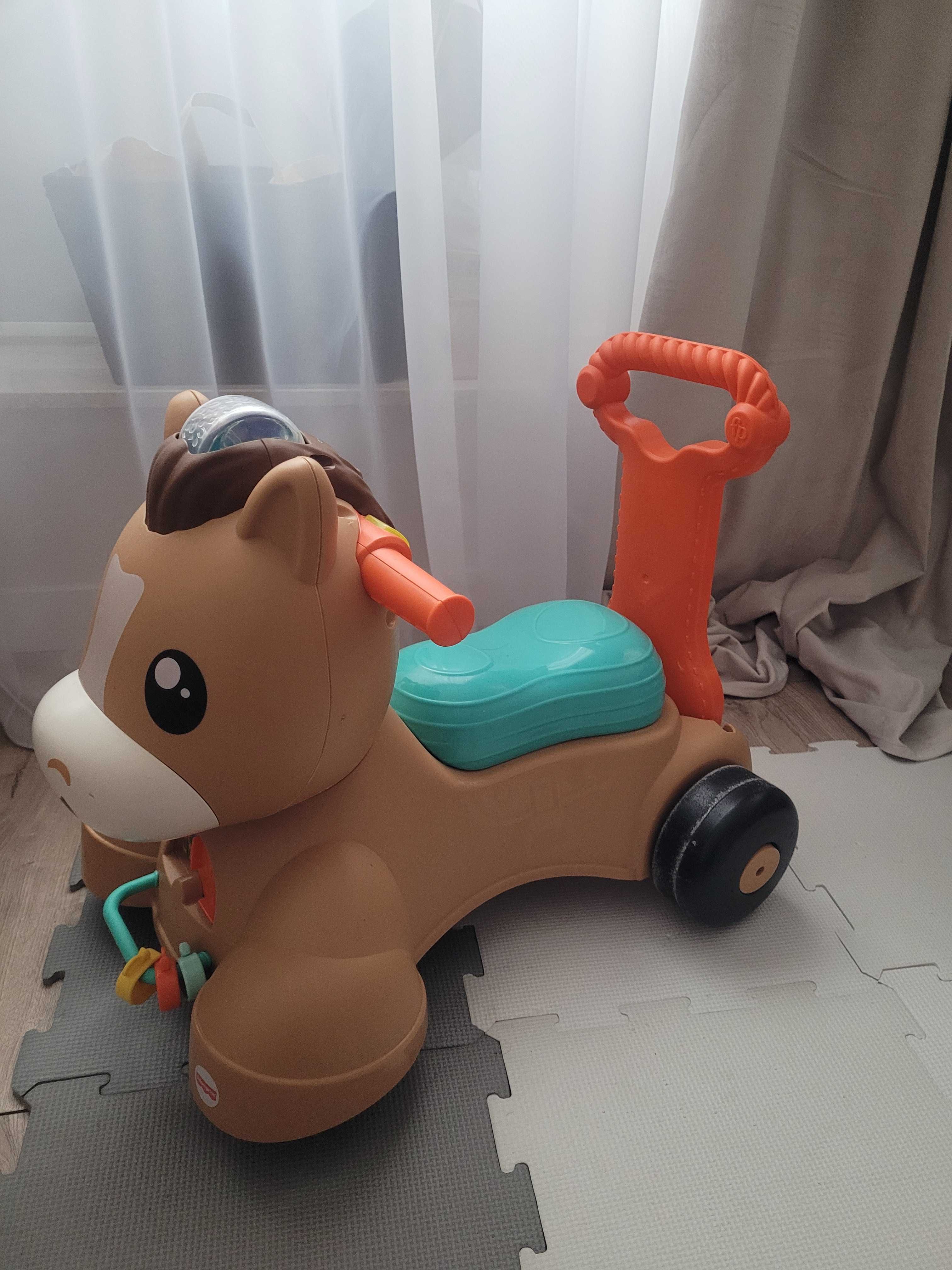 Konik jezdzik pchacz fisher price