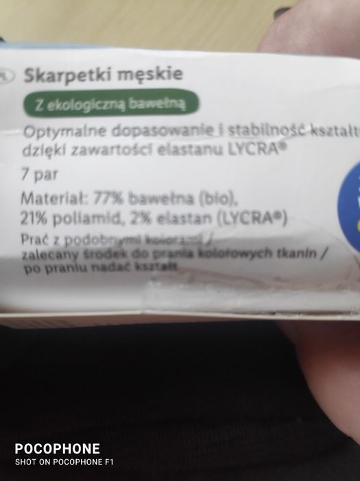 Skarpety czarne 43 - 46 , siedem par.