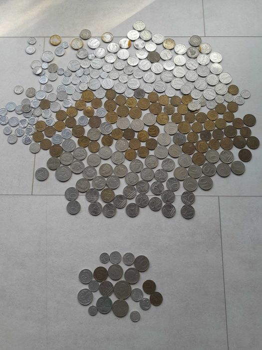 Stare polskie monety 1 kg ponad 280 sztuk 20 nominałów PRL