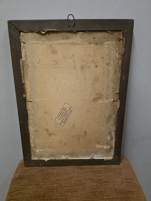 Ponad 100 letnia grafika z pieczątką Hohensalza