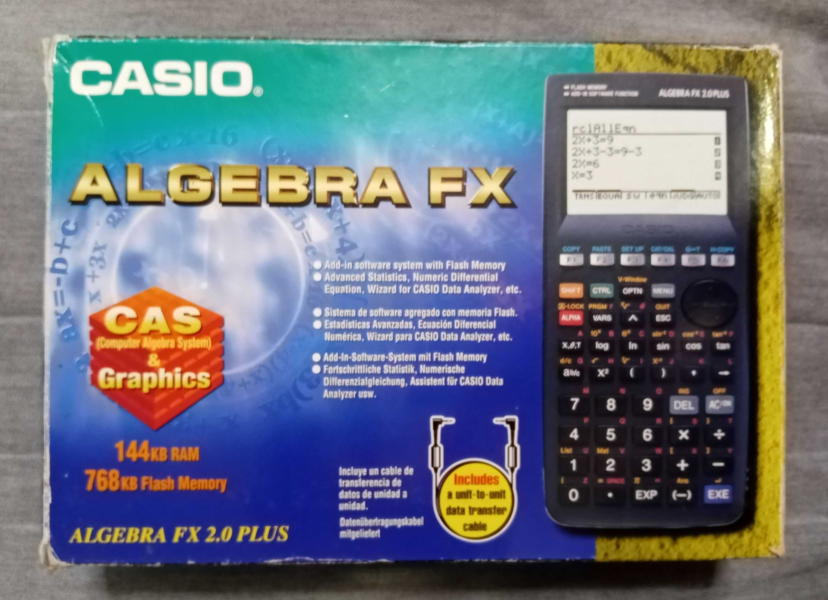 kalkulator naukowy Casio ALGEBRA FX 2.0 PLUS