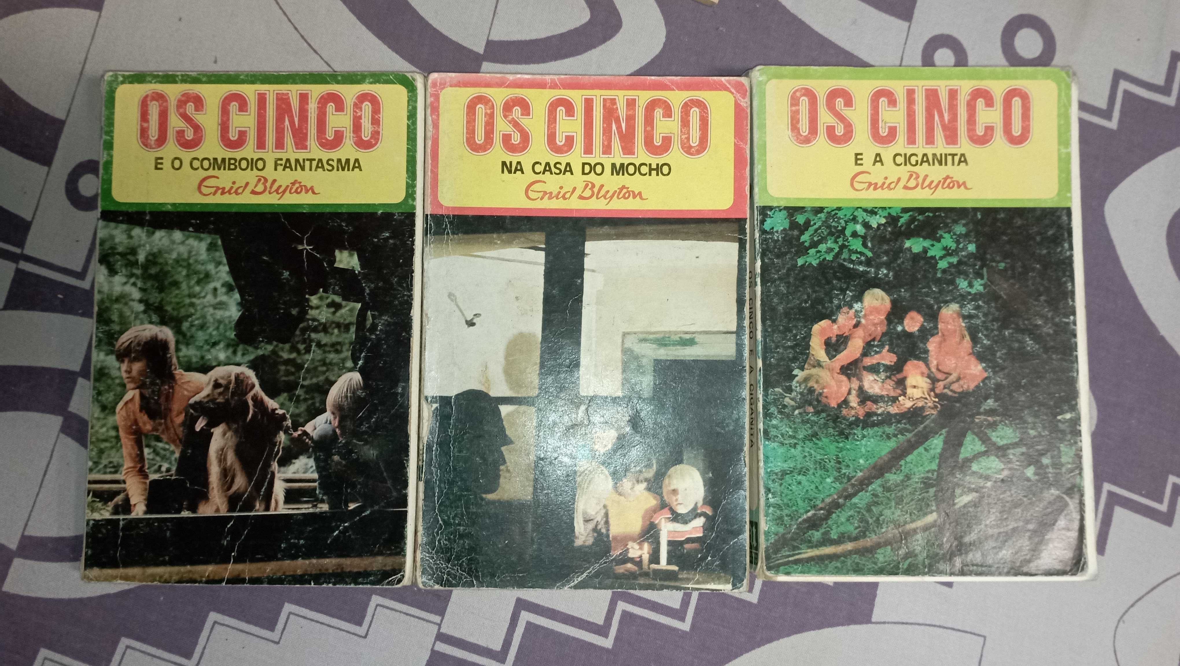 Colecção de livros vintage: Os Cinco