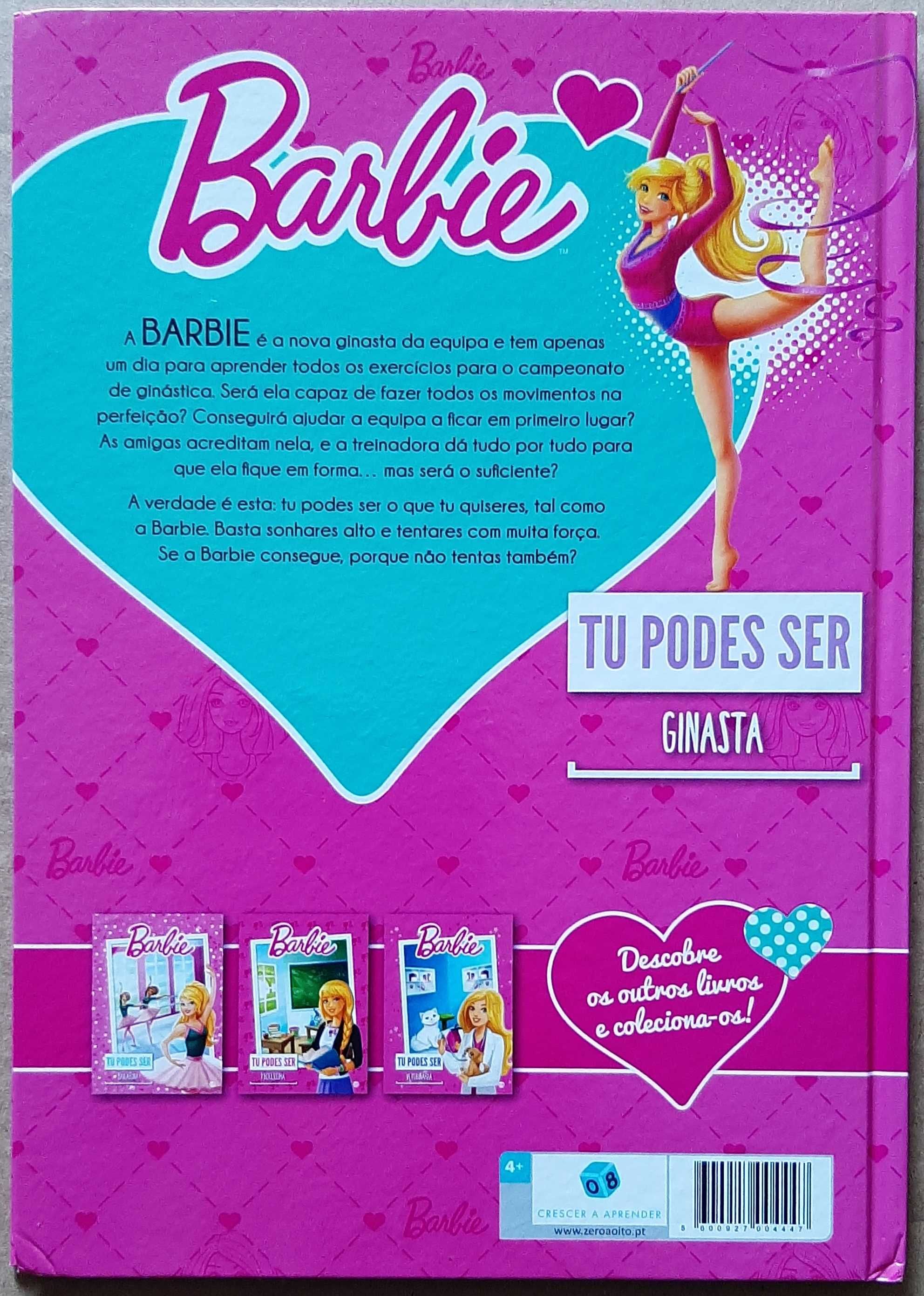 Livro - Barbie Tu Podes Ser Ginasta