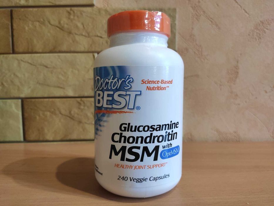 California Gold Doctor's Best глюкозамін хондроїтин МСМ с OptiMSM