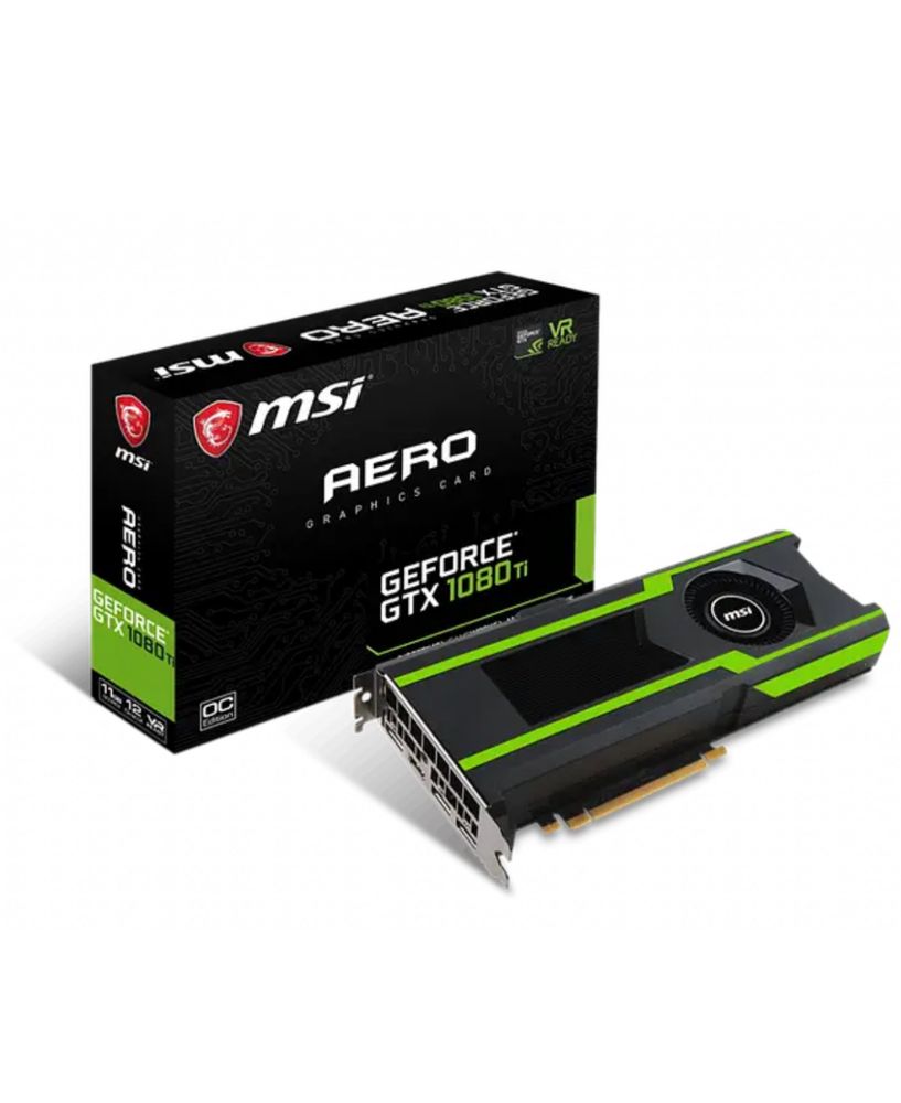 Відеокарта MSI PCI-Ex GeForce GTX 1080 Ti AERO OC 11GB GDDR5X 352bit