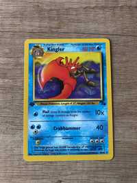 Kingler karta pokemon 38/62 Fossil NM 1st edition