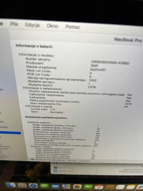 MacBook Pro 13 A2159 i5/8gb/128gb Touch Bar Szczecin Ufogames