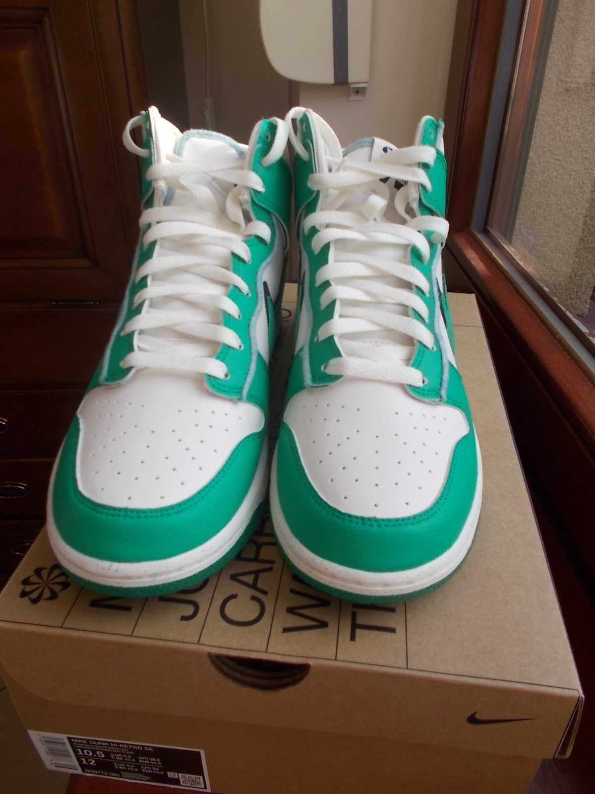 (roz. 44,5/ us 10,5) Nike Dunk High SE Stadium Green DO9775,-001