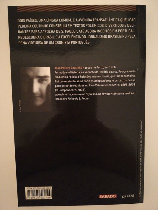 Livro crónicas "Avenida Paulista"