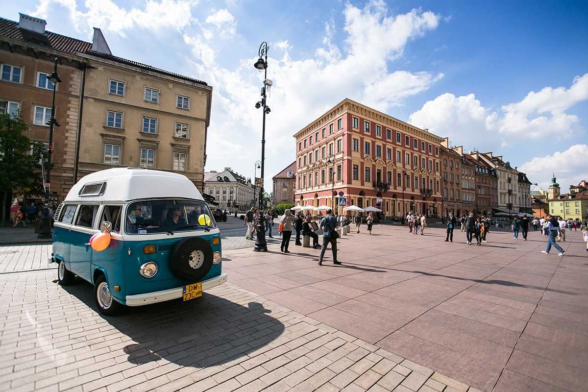 Volkswagen T2 zawiezie Was do ślubu! wynajem!