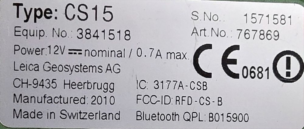 Gps Leica Viva komplet