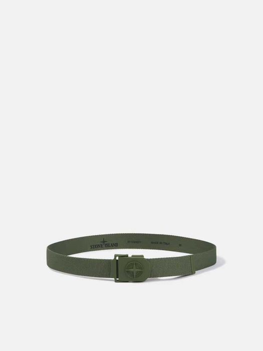 Ремінь STONE ISLAND 94071 Nylon Tape Belt Musk Green SI0210-MUGN