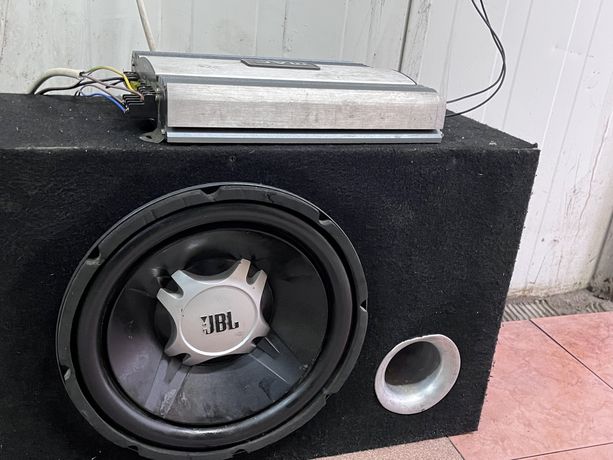 Subwoofer JBL GT5-12 skrzynia basowa tuba wzmacniacz Mac mpx 4500