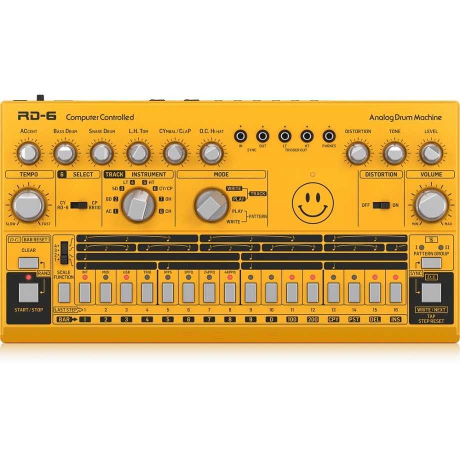 Behringer RD-6 AM Yellow | LM Translucent green | є в наявності