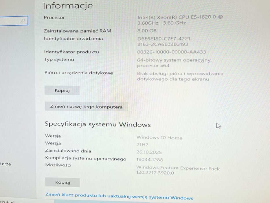 Sprzedam komputer stacjonarny DELL PRECISION T3600