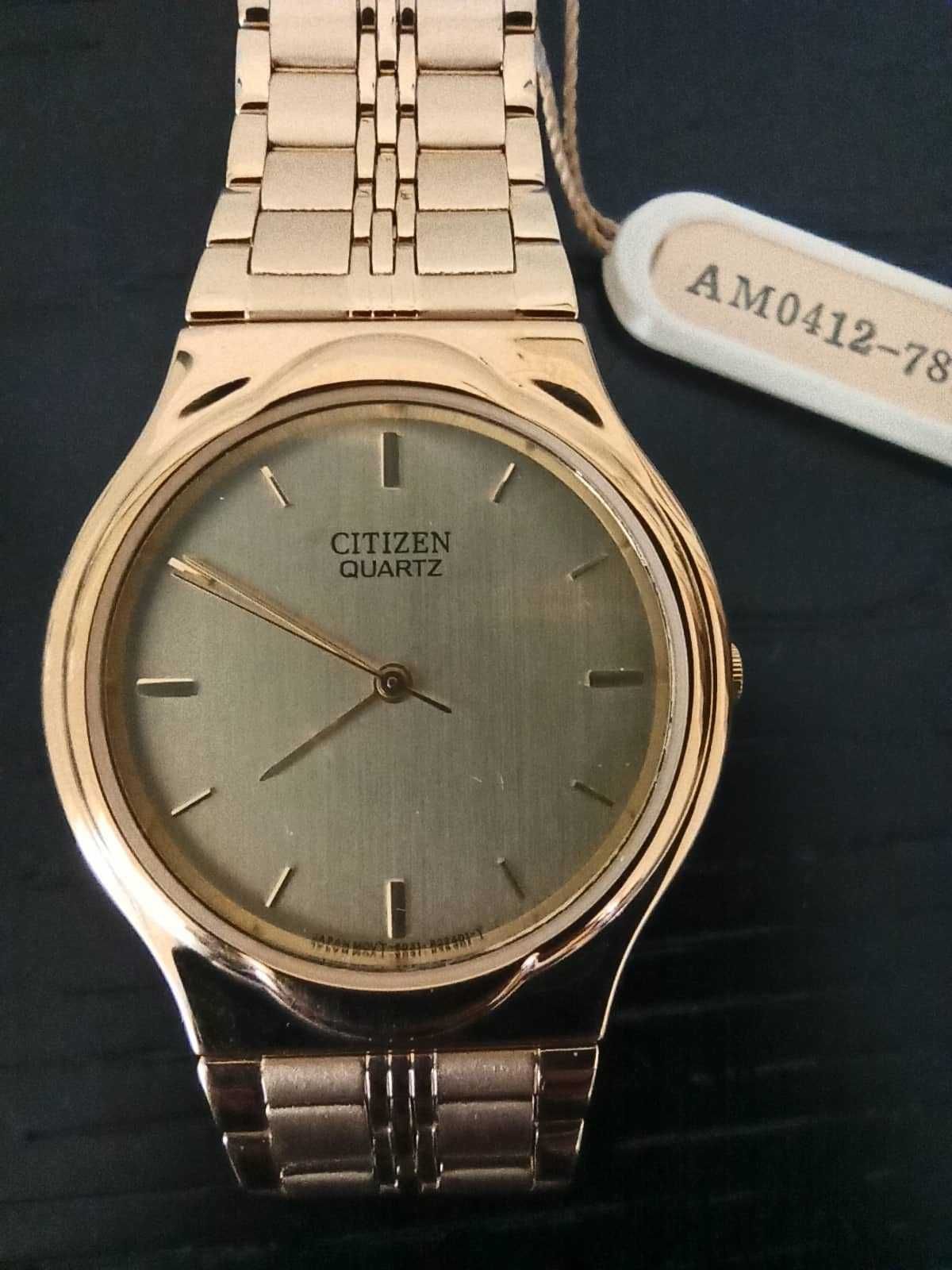 Relógio de Pulso (Citizen AM0412-78R, Novo e Original)