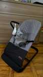 Шезлонг дитячий Kidwell Laro grey/black