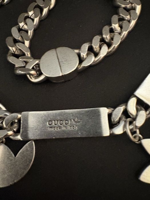 Łańcuszek Gucci Adidas vintage lata 80 nowy zakupiono w USA