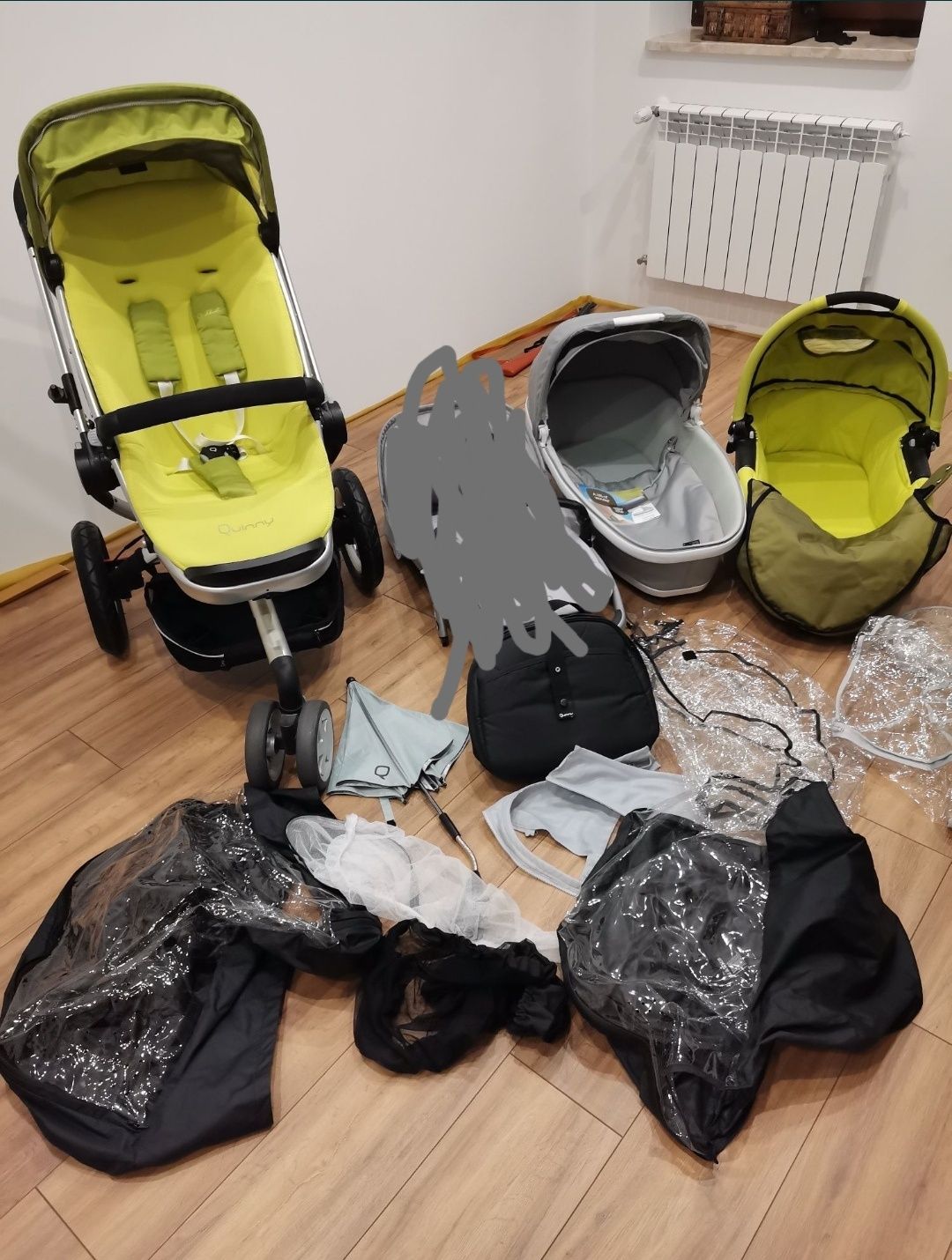 Wózek quinny buzz zestaw 2 gondole, spacerówka