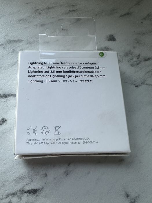 Переходник lightning лайтнинг 3.5 мм джек аудио