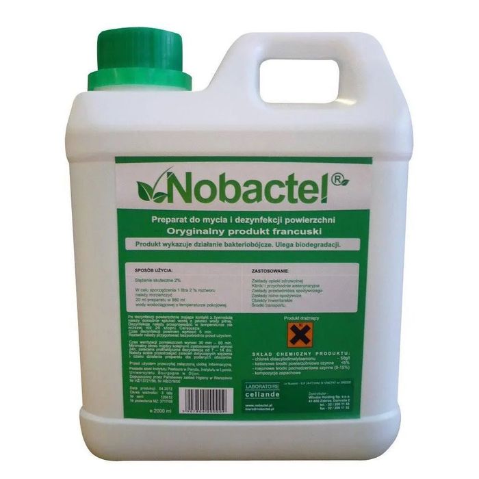 Nobactel 2l koncentrat - dezynfekcja terrarium
